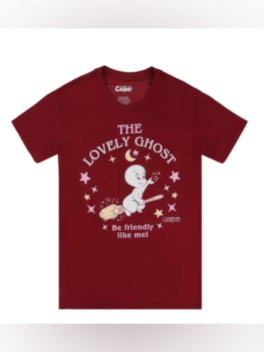 Casper The Friendly Ghost Graphic Tee - Maroon